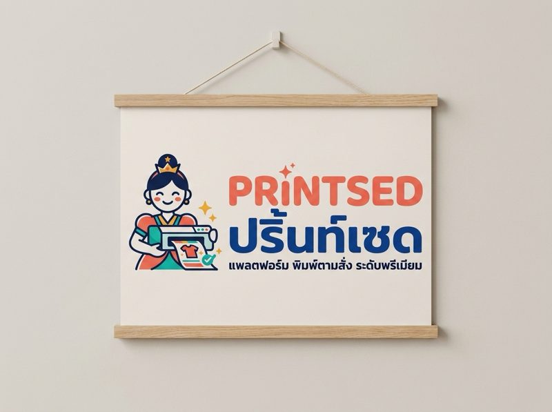 โปสเตอร์ + ราวแขวน